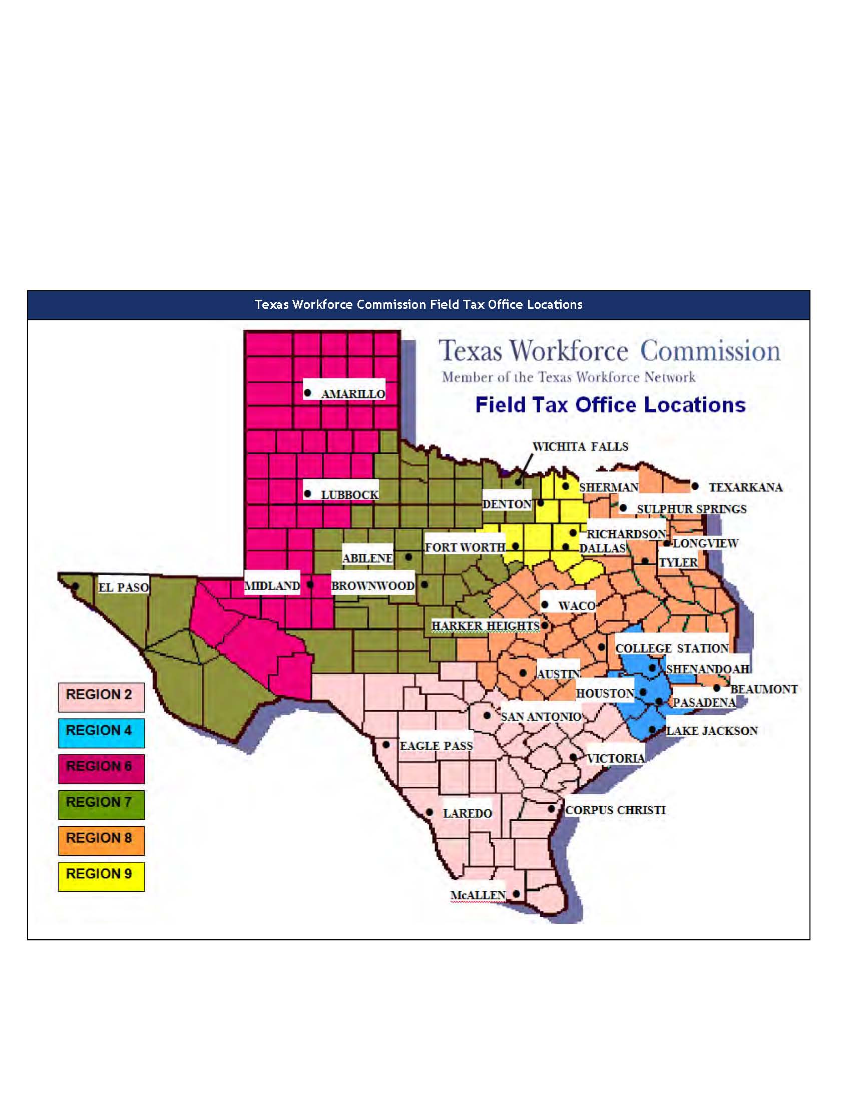 TWC Enforcement Regions Tran Law Firm